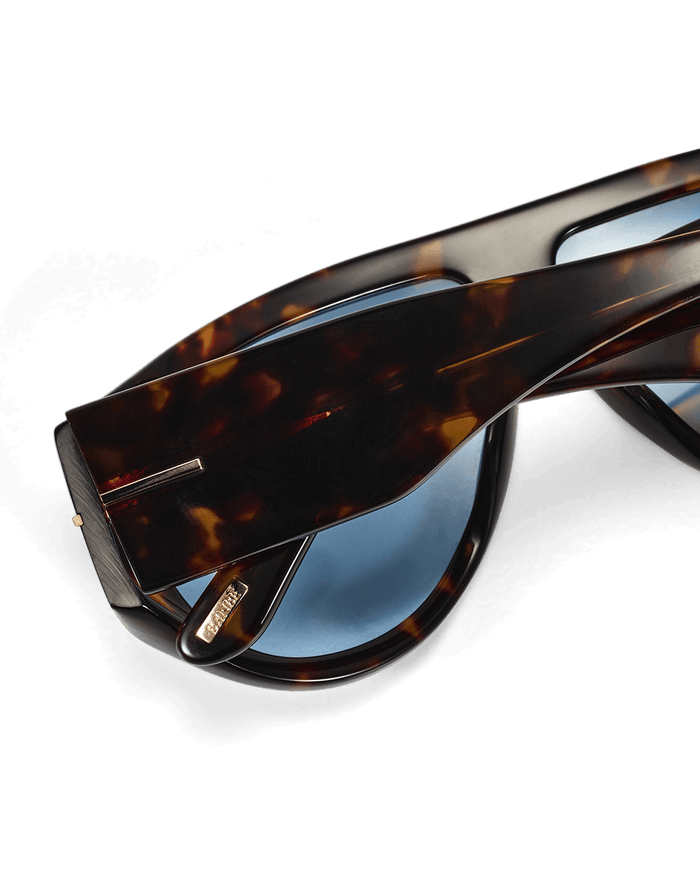 THE AMELIA - LIGHT HAVANA TORT-BLUE-SUNGLASSES-BANBE-BILLINI USA