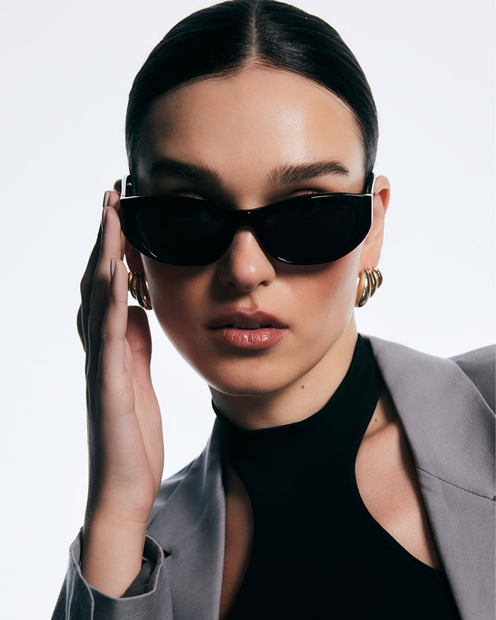 THE ARIANA - BLACK-BLACK-SUNGLASSES-BANBE-BILLINI USA