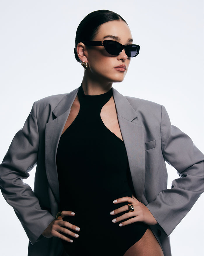 THE ARIANA - BLACK-BLACK-SUNGLASSES-BANBE-BILLINI USA