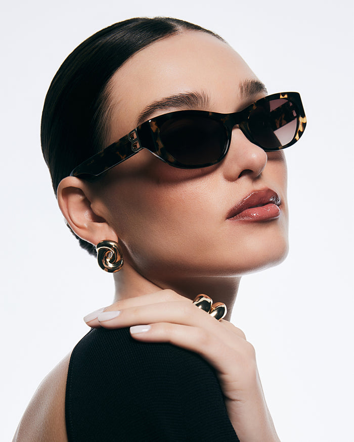 THE ARIANA - TOFFEE TORT-PECAN-SUNGLASSES-BANBE-BILLINI USA