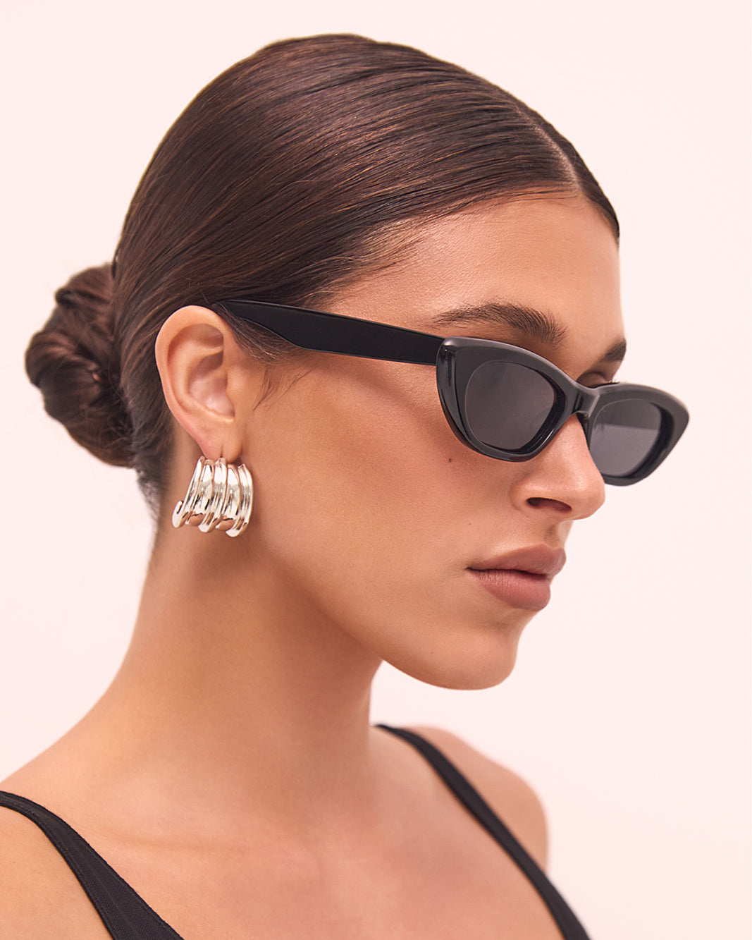 THE CAROLINE - BLACK-BLACK-SUNGLASSES-BANBE-O/S-BILLINI USA