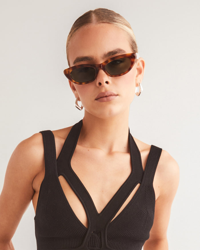 THE CAROLINE - HAZEL TORT-GREEN-SUNGLASSES-BANBE-O/S-BILLINI USA