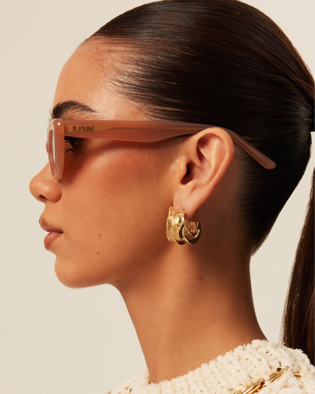 THE CAROLINE - NUDE-BROWN-SUNGLASSES-BANBE-O/S-BILLINI USA