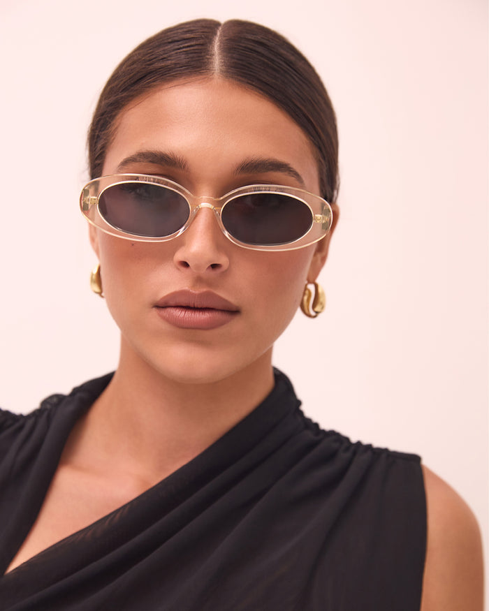 THE CARTER - CLEAR-SMOKE-SUNGLASSES-BANBE-O/S-BILLINI USA