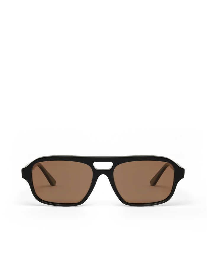 THE DELEVIGNE - BLACK-CARAMEL-SUNGLASSES-BANBE-O/S-BILLINI USA