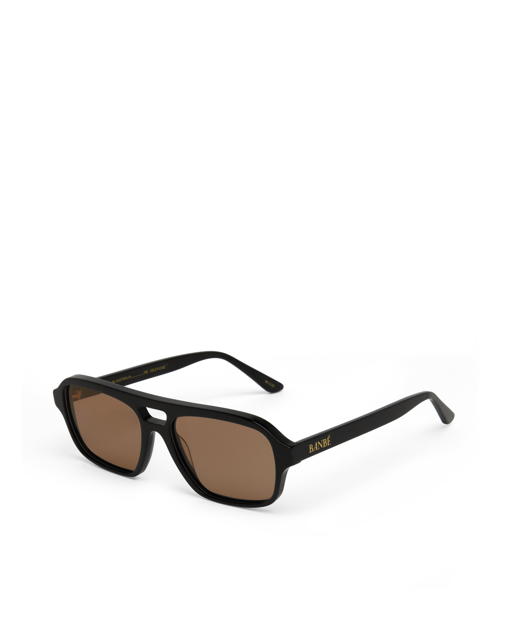 THE DELEVIGNE - BLACK-CARAMEL-SUNGLASSES-BANBE-O/S-BILLINI USA