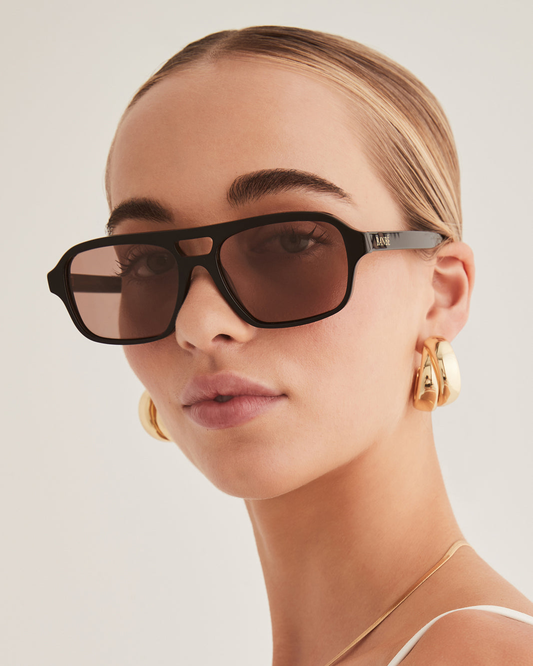 THE DELEVIGNE - BLACK-CARAMEL-SUNGLASSES-BANBE-O/S-BILLINI USA