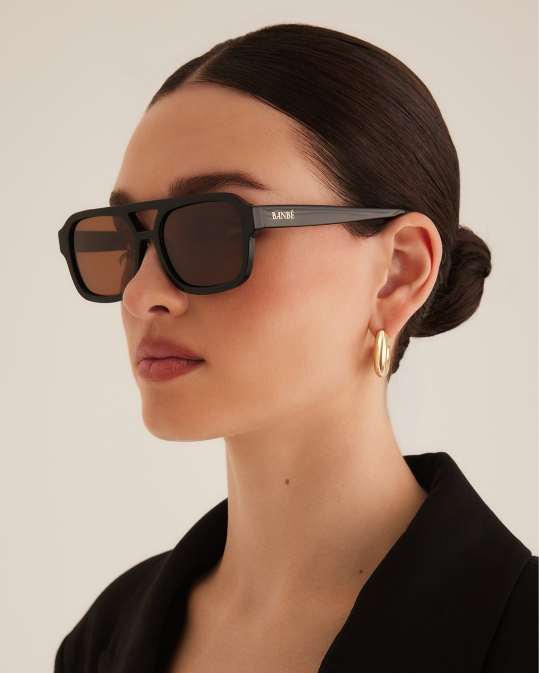 THE DEL RAY - BLACK-BROWN-SUNGLASSES-BANBE-BILLINI USA