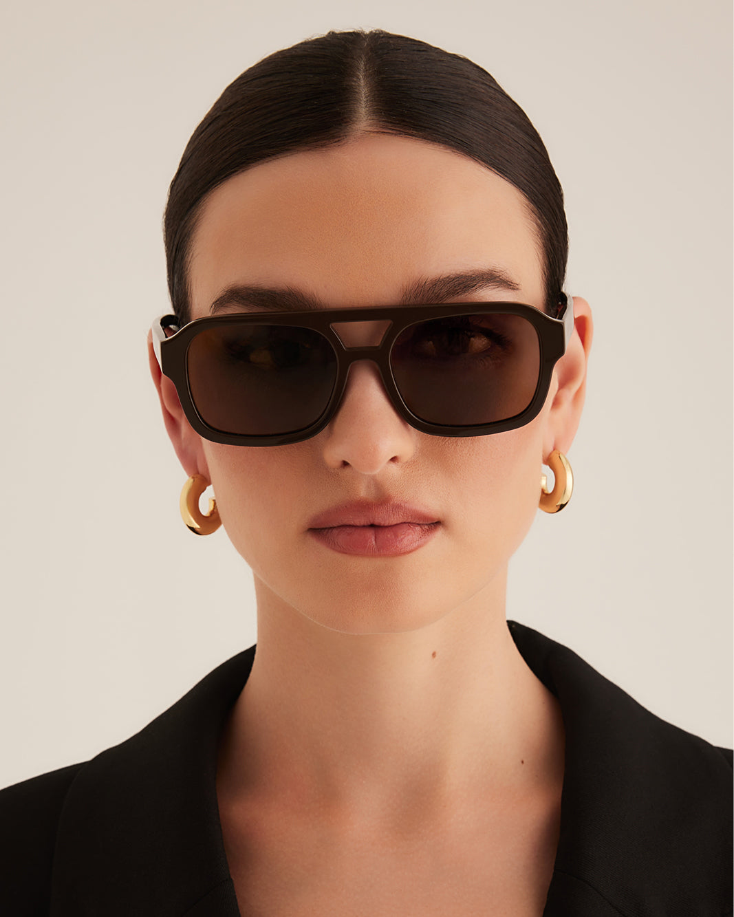 THE DEL RAY - DARK CHOCOLATE-DARK CHOCOLATE-SUNGLASSES-BANBE-BILLINI USA