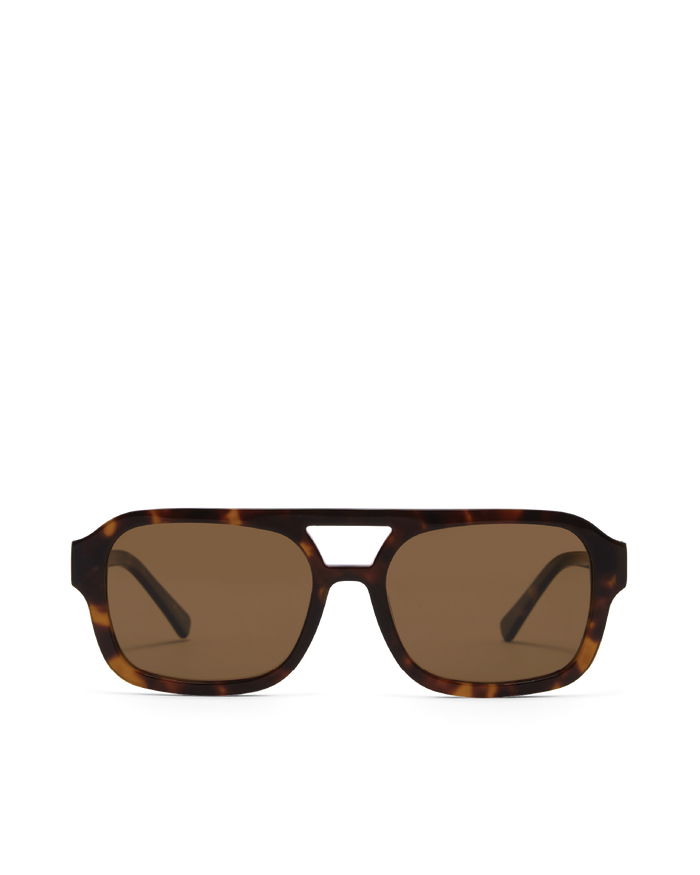 THE DEL RAY - HAVANA TORT-CHOCOLATE-SUNGLASSES-BANBE-BILLINI USA