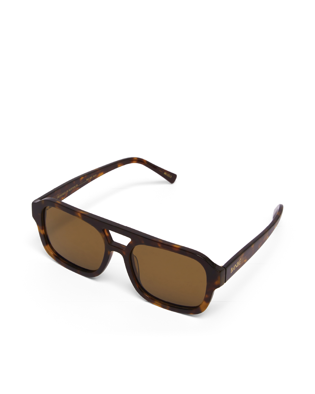 THE DEL RAY - HAVANA TORT-CHOCOLATE-SUNGLASSES-BANBE-BILLINI USA