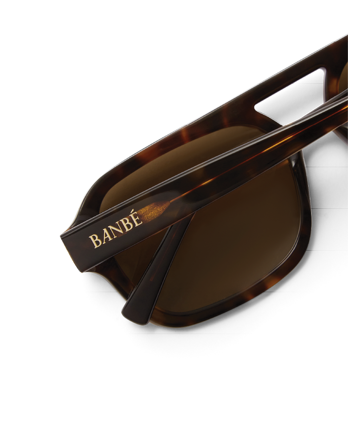 THE DEL RAY - HAVANA TORT-CHOCOLATE-SUNGLASSES-BANBE-BILLINI USA
