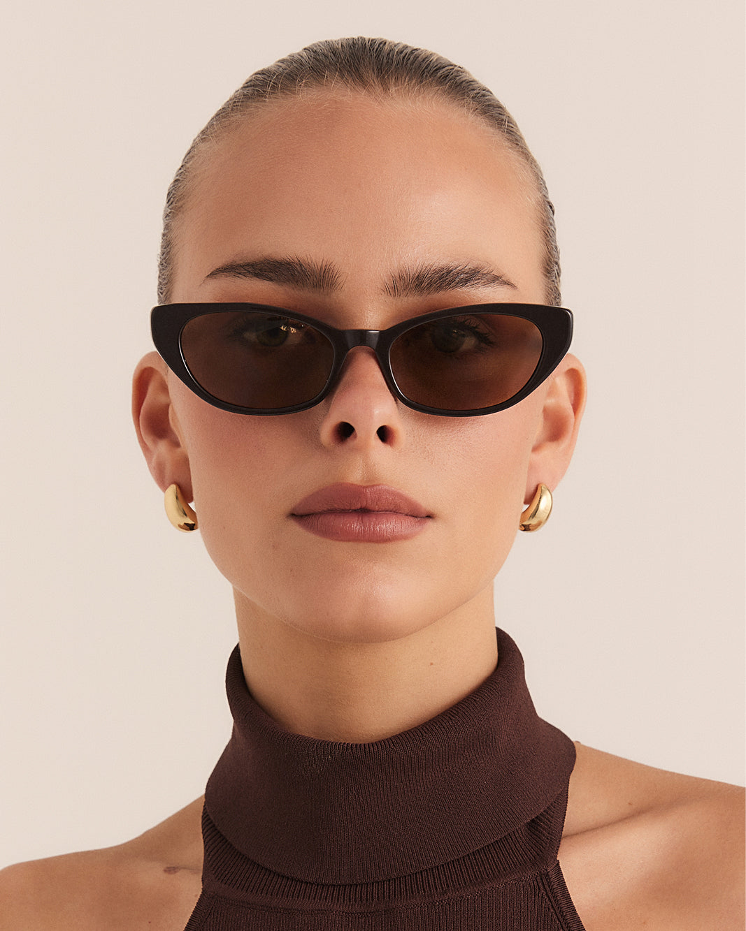 THE DEMI - DARK CACAO-ESPRESSO-SUNGLASSES-BANBE-BILLINI USA