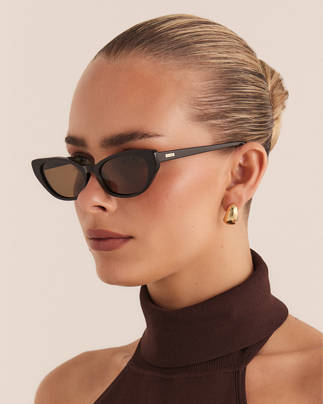 THE DEMI - DARK CACAO-ESPRESSO-SUNGLASSES-BANBE-BILLINI USA
