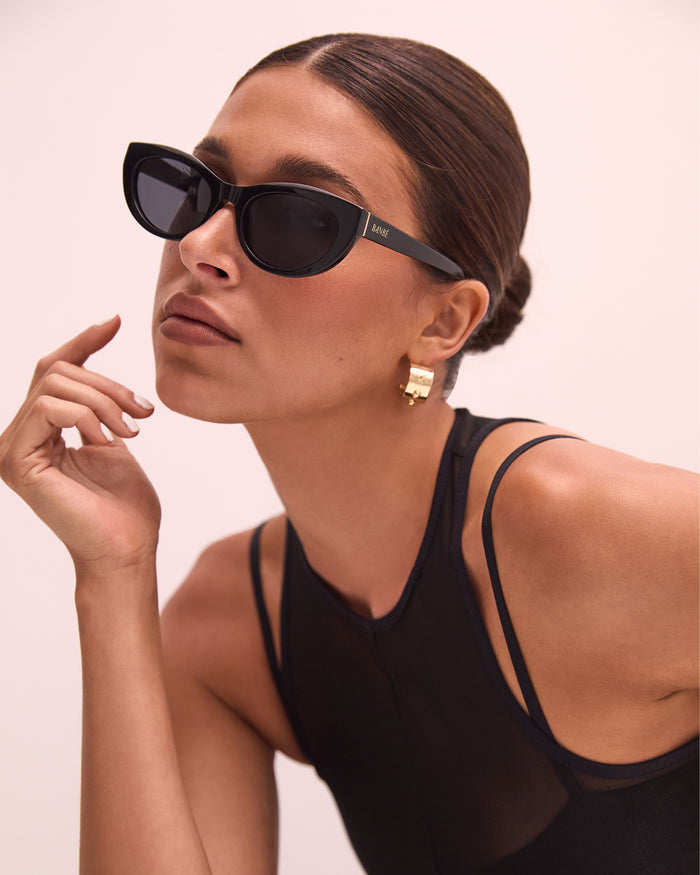 THE ESTELLA - BLACK-BLACK-SUNGLASSES-BANBE-O/S-BILLINI USA