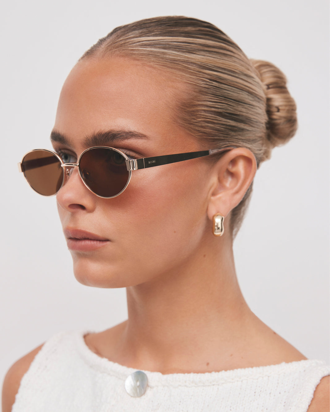 THE EVANGELISTA - GOLD-BROWN-SUNGLASSES-BANBE-O/S-BILLINI USA