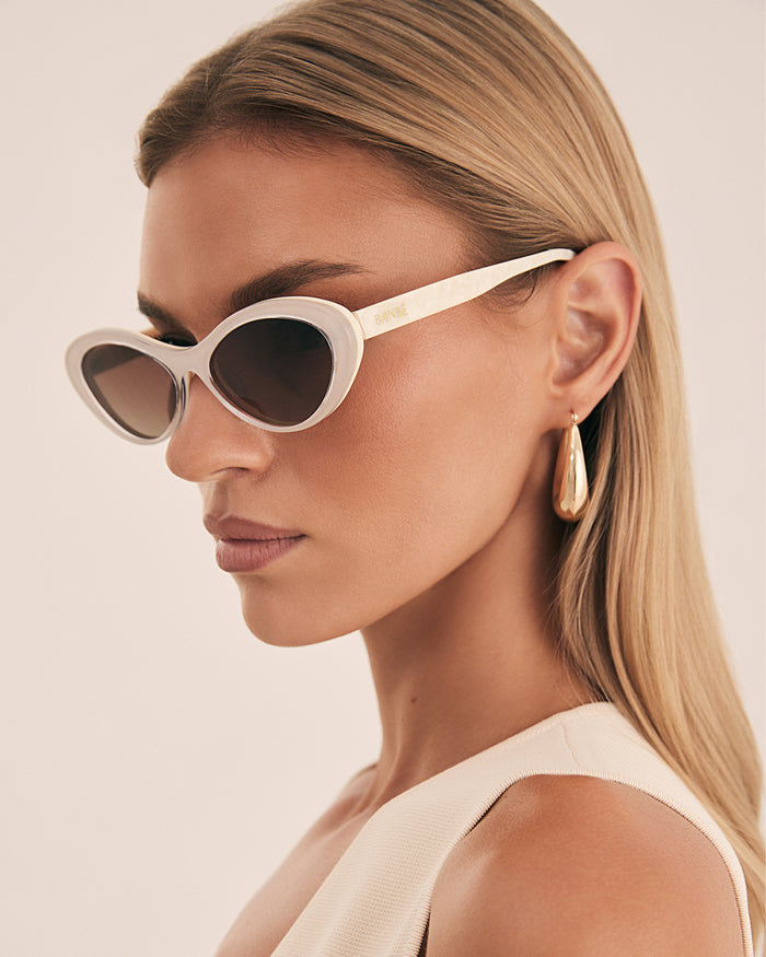 THE FERRAGNI - CREAM TORT-CREAM HONEY FADE-SUNGLASSES-BANBE-O/S-BILLINI USA