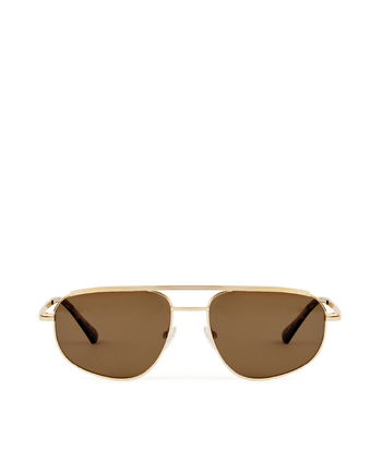 THE HALLE - GOLD-BROWN-SUNGLASSES-BANBE-O/S-BILLINI USA