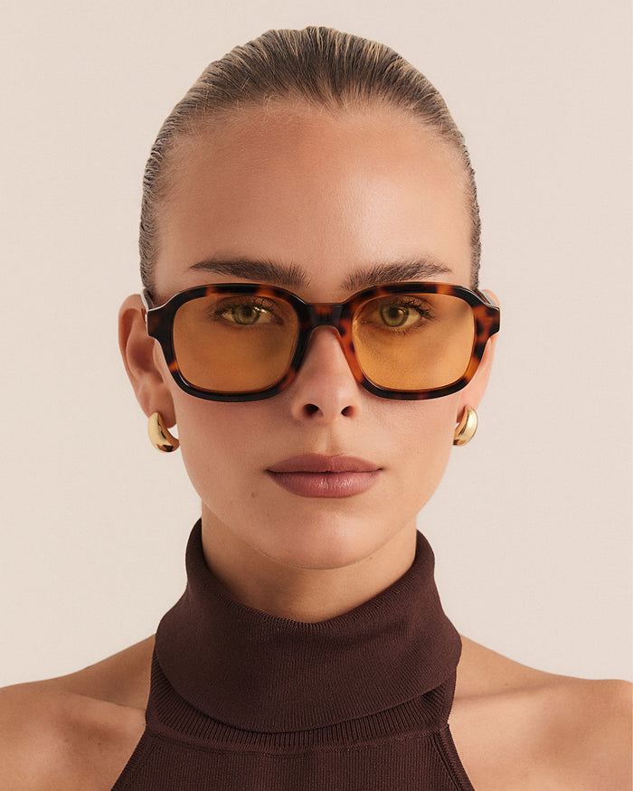THE IMMY - CARAMEL TORT-YELLOW-SUNGLASSES-BANBE-BILLINI USA