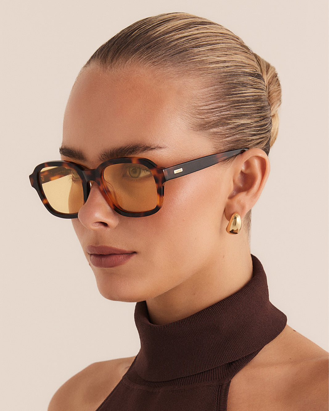 THE IMMY - CARAMEL TORT-YELLOW-SUNGLASSES-BANBE-BILLINI USA