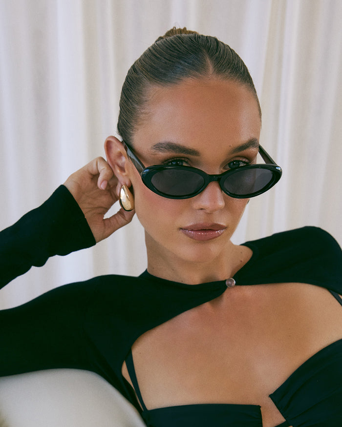 THE IRIS - BLACK-JET-SUNGLASSES-BANBE-O/S-BILLINI USA