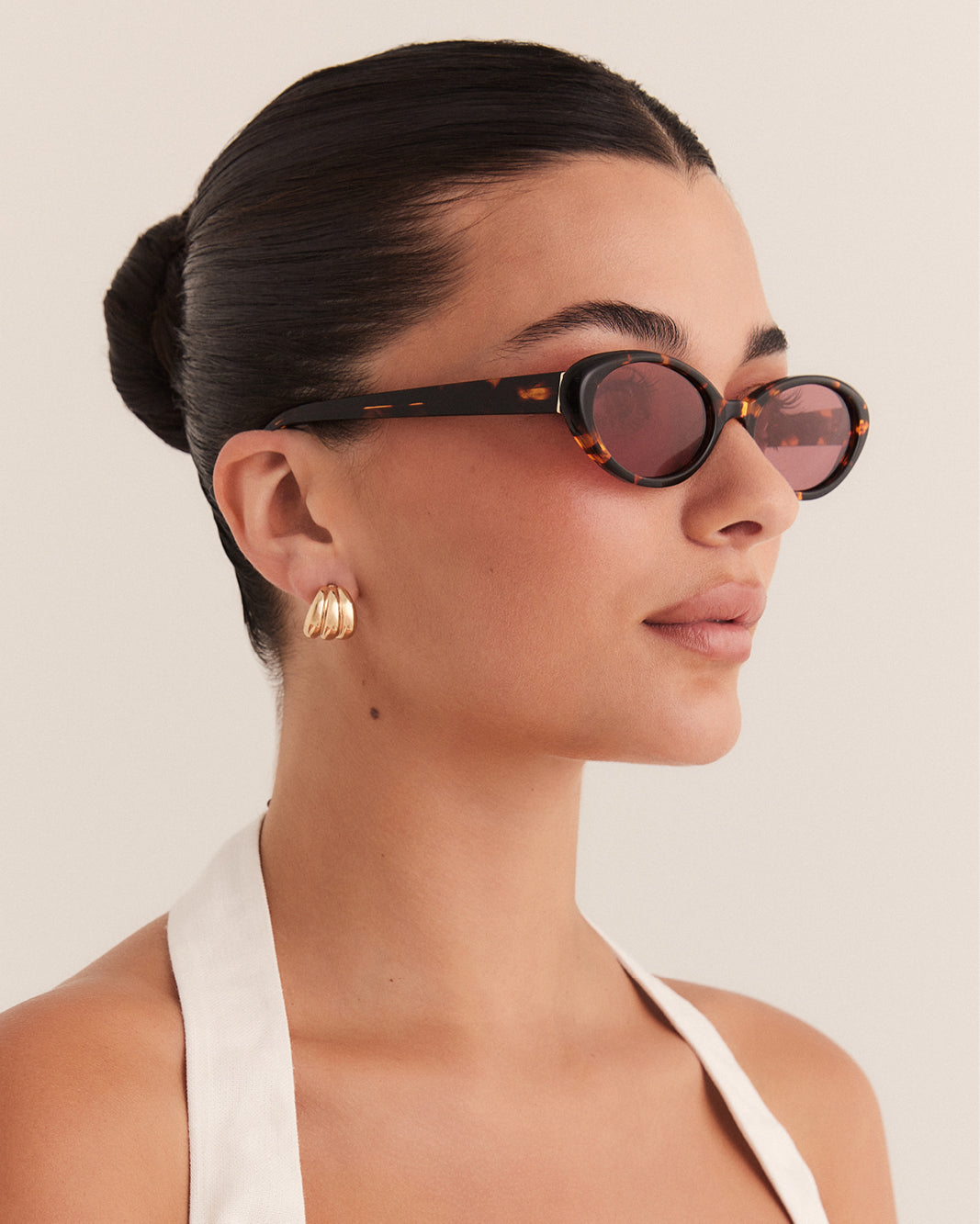 THE IRIS - HAVANA TORT-MELON-SUNGLASSES-BANBE-BILLINI USA