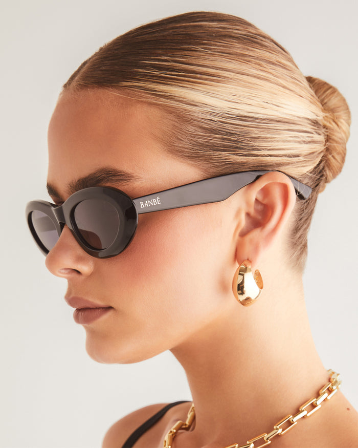 THE JASMINE - BLACK-JET-SUNGLASSES-BANBE-O/S-BILLINI USA