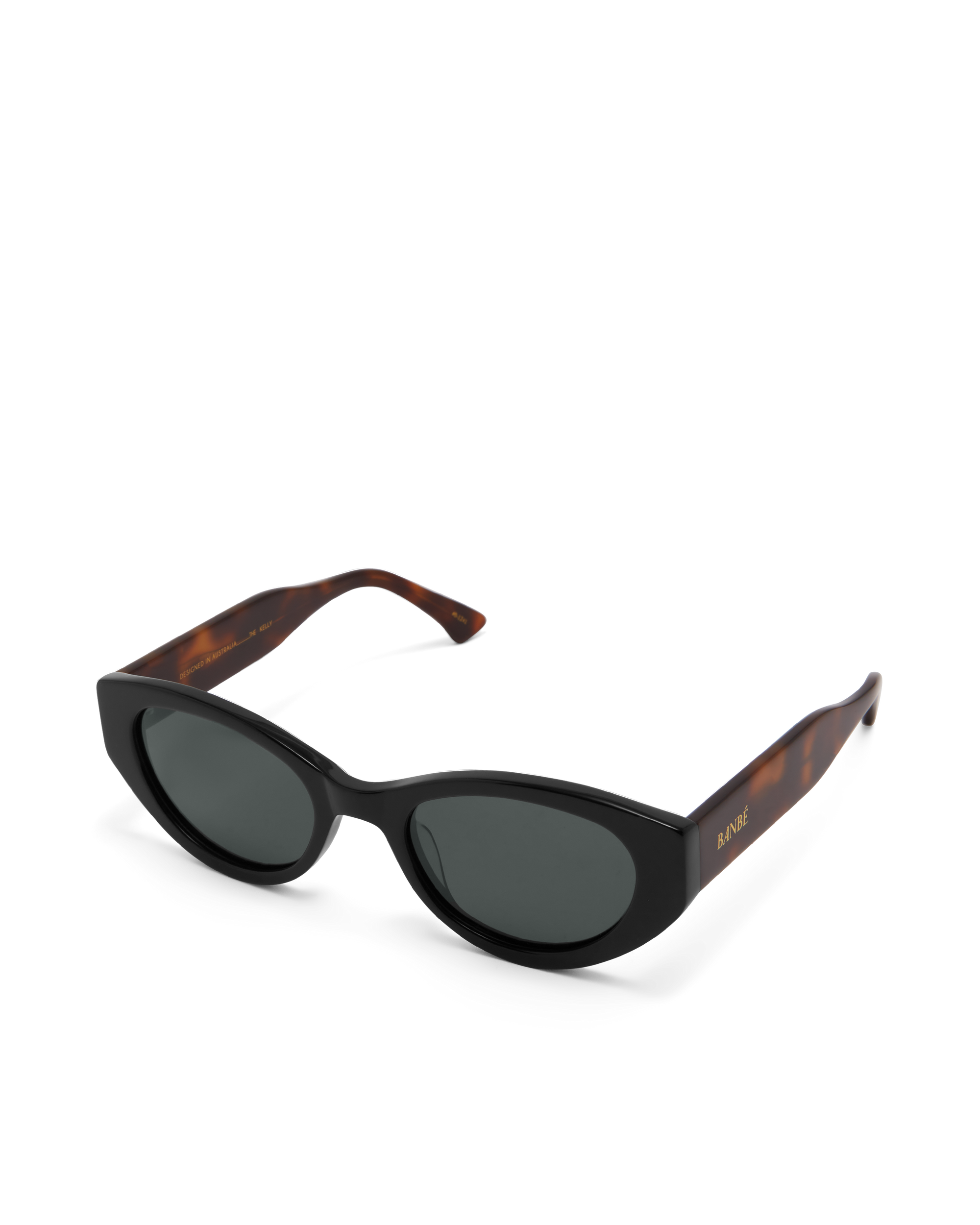 THE KELLY - BLACK-HAVANA TORT-DARK GREEN-SUNGLASSES-BANBE-BILLINI USA