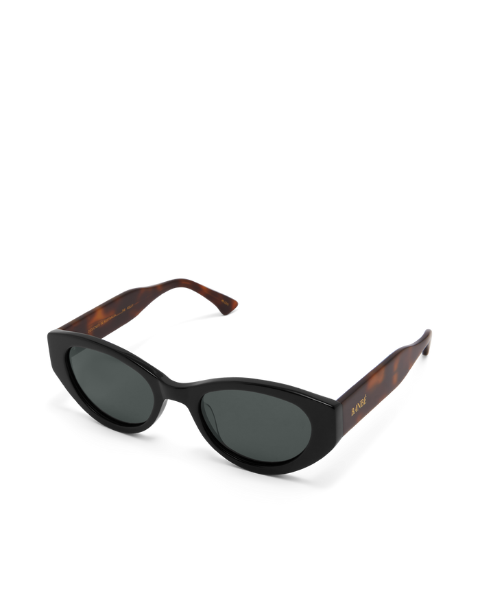 THE KELLY - BLACK-HAVANA TORT-DARK GREEN-SUNGLASSES-BANBE-BILLINI USA