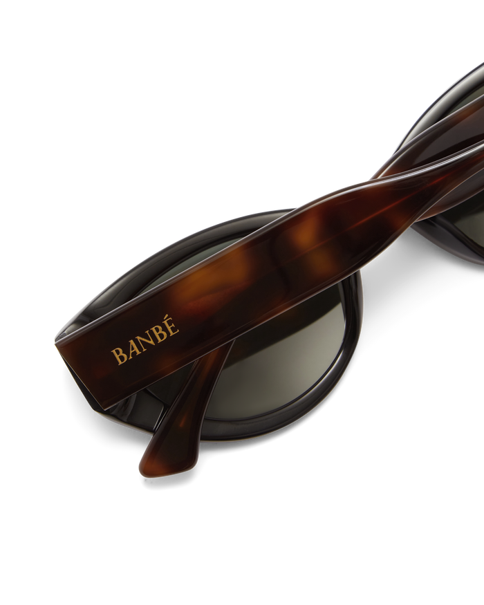 THE KELLY - BLACK-HAVANA TORT-DARK GREEN-SUNGLASSES-BANBE-BILLINI USA