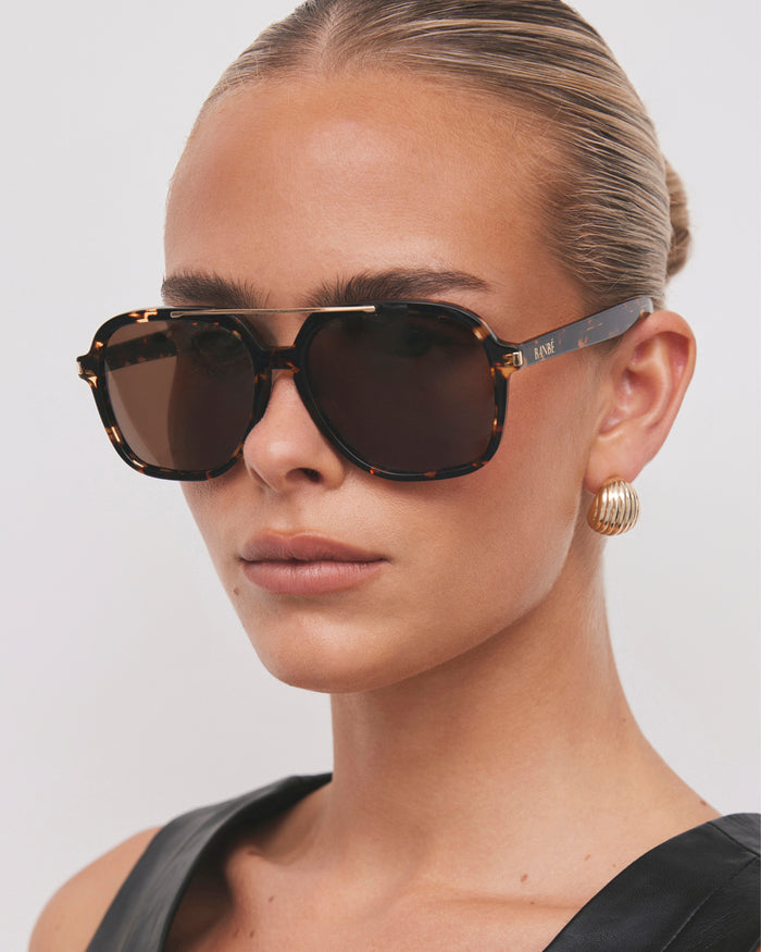 THE LOPEZ - AMBER TORT-CINNAMON-SUNGLASSES-BANBE-BILLINI USA