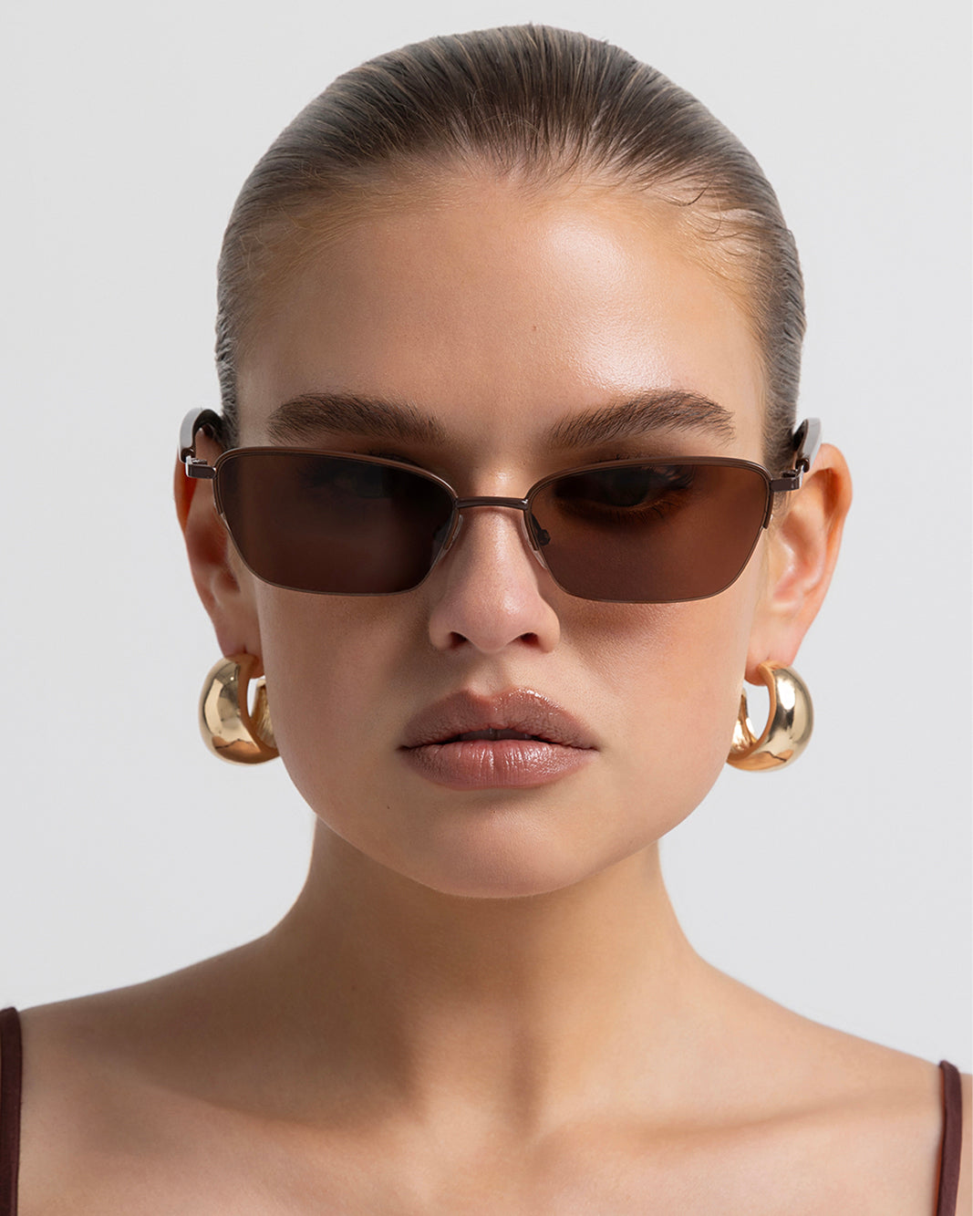 THE LYDIA - DARK CHOCOLATE-DARK CHOCOLATE-SUNGLASSES-BANBE-BILLINI USA