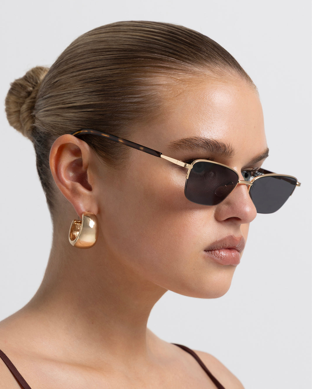 THE LYDIA - HAVANA TORT-GOLD-SMOKE-SUNGLASSES-BANBE-BILLINI USA