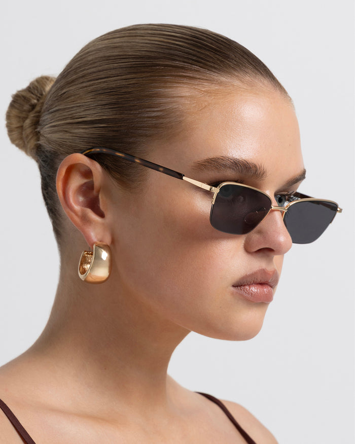 THE LYDIA - HAVANA TORT-GOLD-SMOKE-SUNGLASSES-BANBE-BILLINI USA