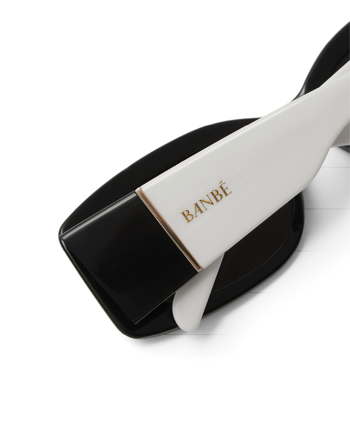 THE MARGOT - BLACK-IVORY-BLACK-SUNGLASSES-BANBE-BILLINI USA