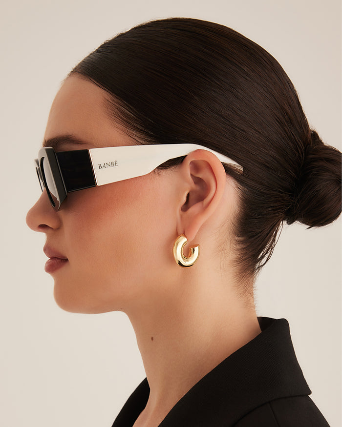 THE MARGOT - BLACK-IVORY-BLACK-SUNGLASSES-BANBE-BILLINI USA