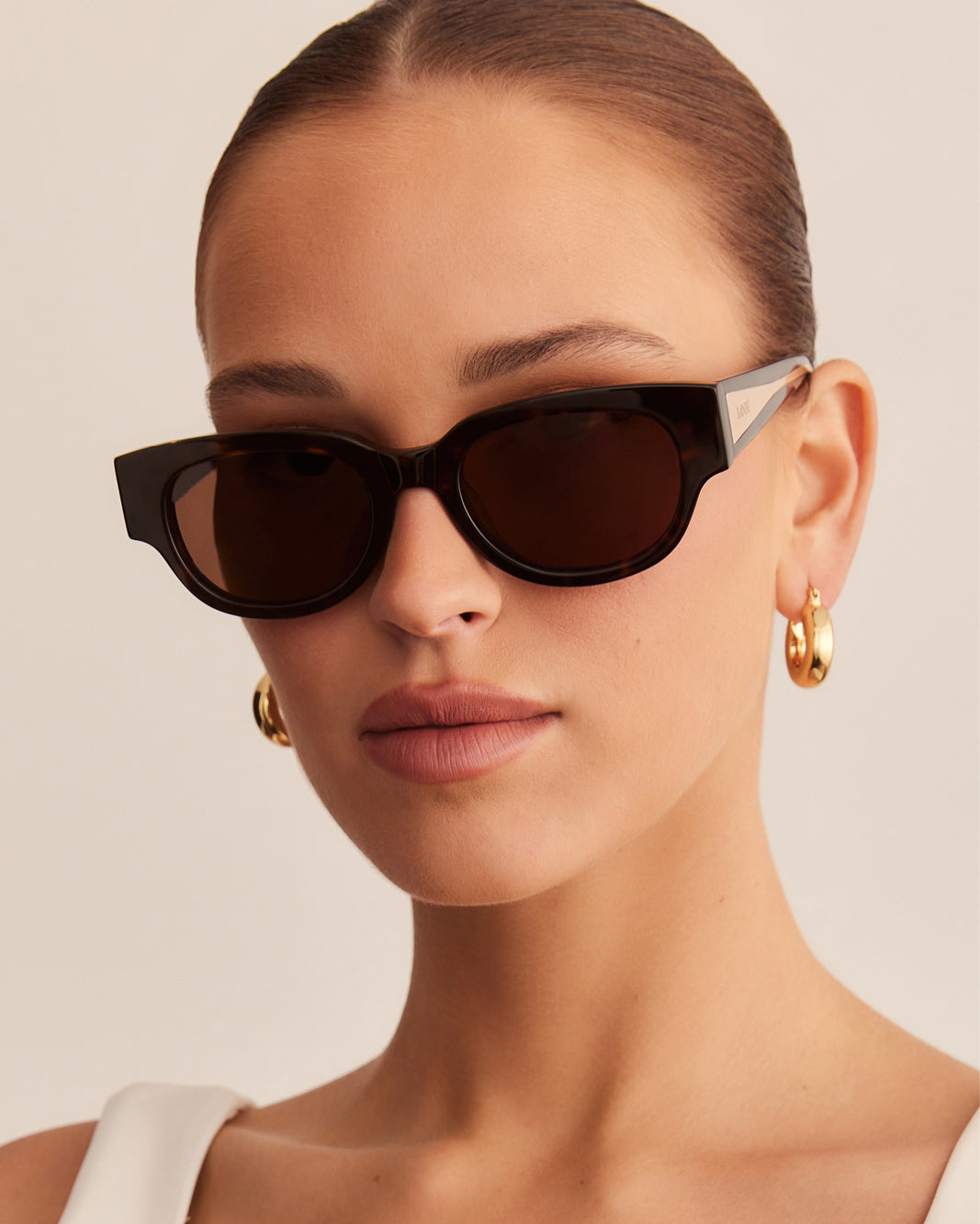 THE MARKLE - DARK HAVANA TORT-WALNUT-SUNGLASSES-BANBE-BILLINI USA