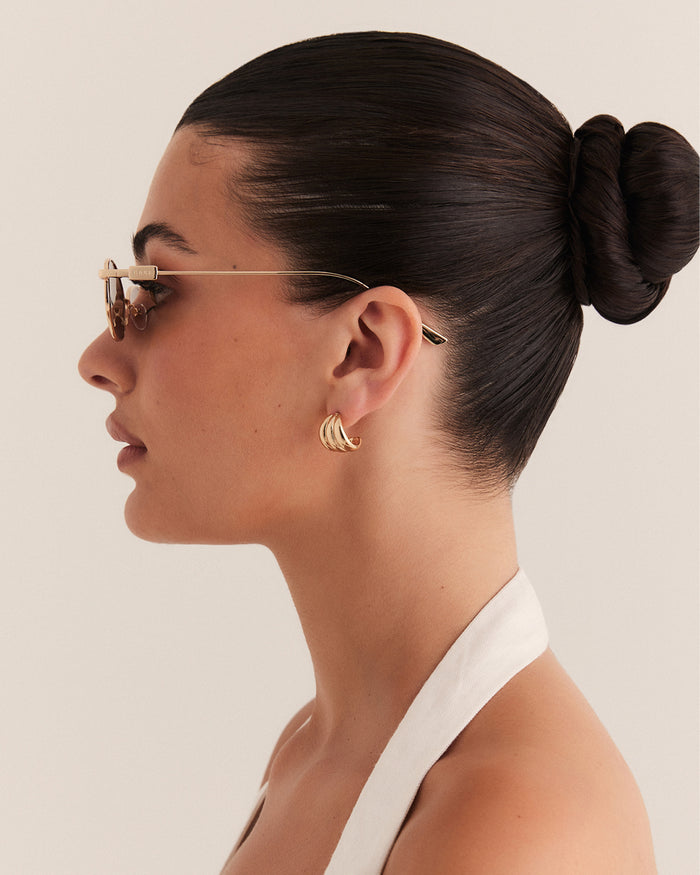 THE MILA - GOLD-BROWN-SUNGLASSES-BANBE-BILLINI USA