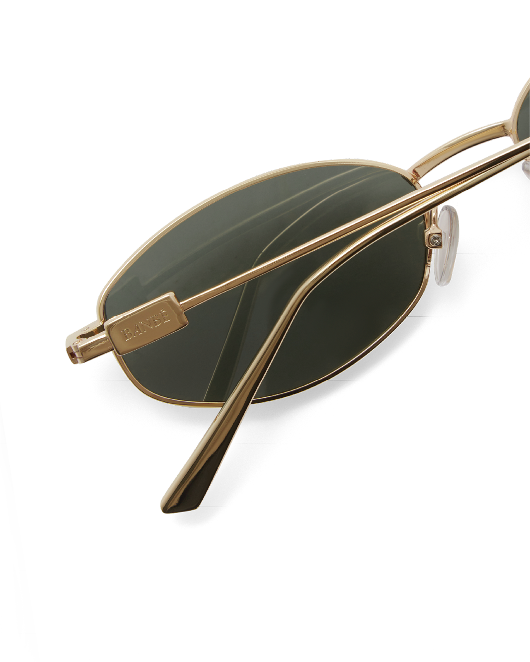 THE MILA - GOLD-GREEN-SUNGLASSES-BANBE-BILLINI USA