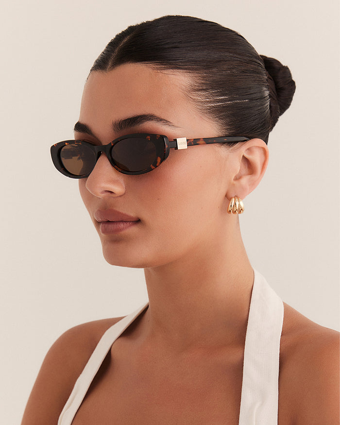 THE OLIVIA - HAVANA TORT-CHOCOLATE-SUNGLASSES-BANBE-BILLINI USA