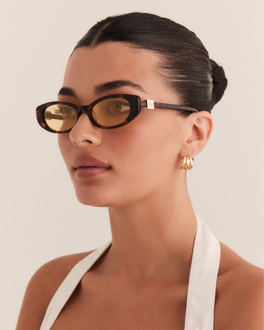 THE OLIVIA - HAVANA TORT-YELLOW-SUNGLASSES-BANBE-BILLINI USA