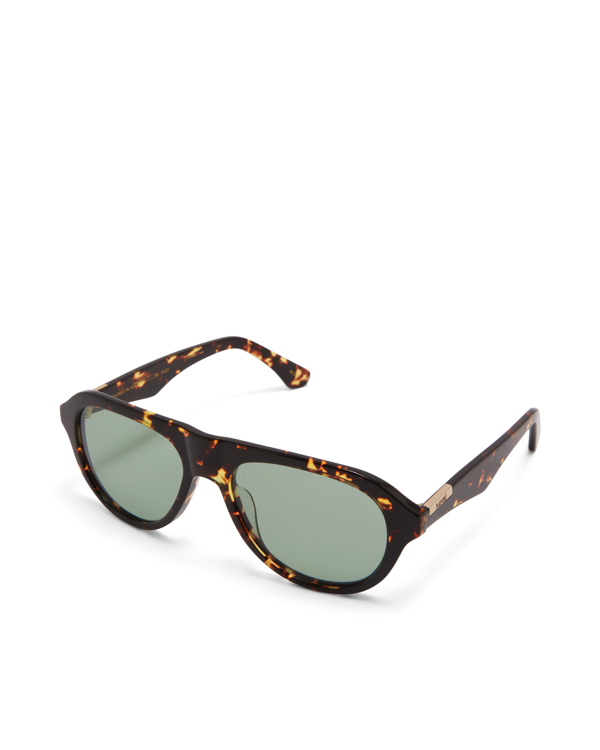 THE RILEY - AMBER TORT-LIGHT GREEN-SUNGLASSES-BANBE-BILLINI USA