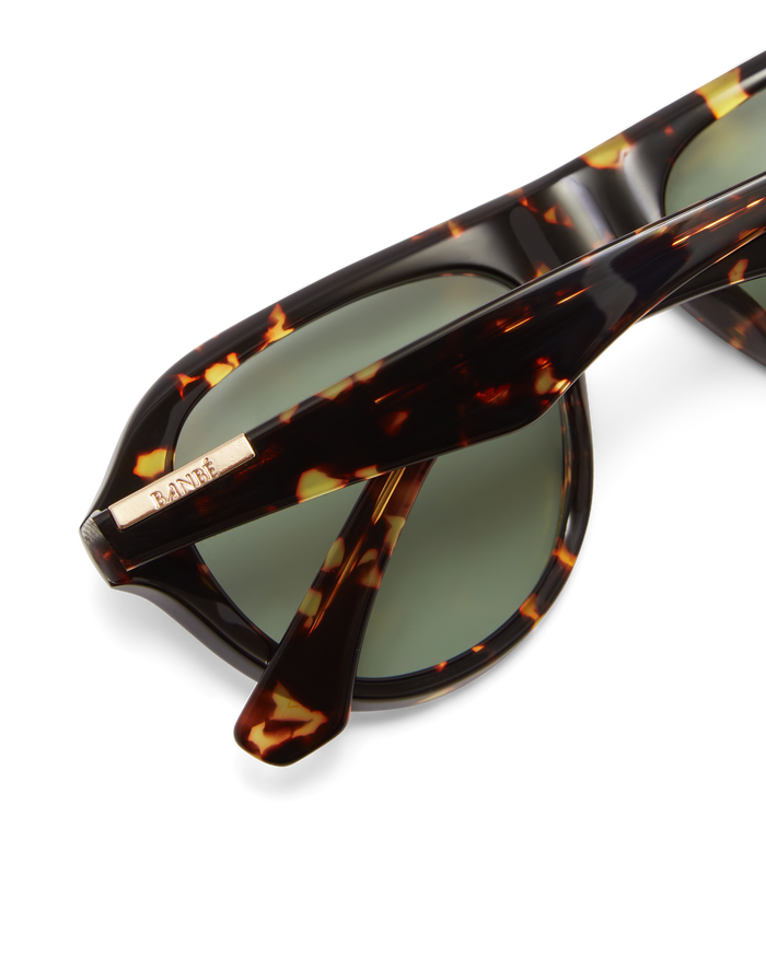 THE RILEY - AMBER TORT-LIGHT GREEN-SUNGLASSES-BANBE-BILLINI USA