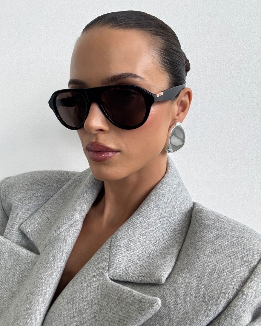 THE RILEY - HAVANA TORT-CHOCOLATE-SUNGLASSES-BANBE-BILLINI USA