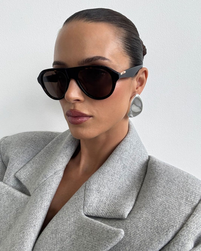 THE RILEY - HAVANA TORT-CHOCOLATE-SUNGLASSES-BANBE-BILLINI USA