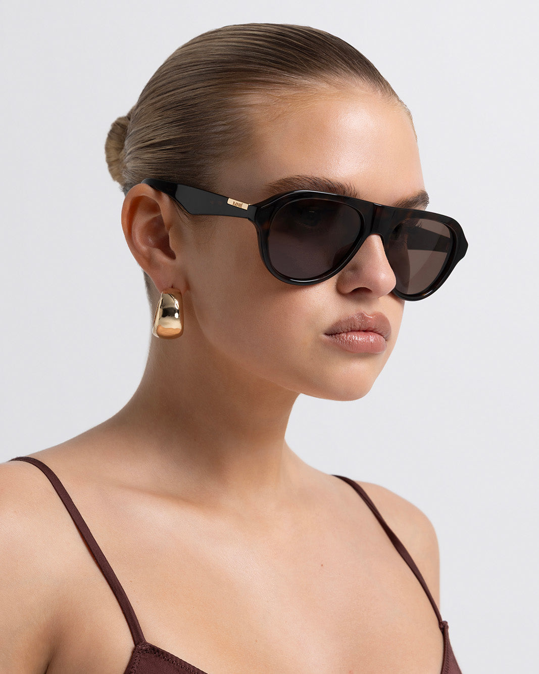 THE RILEY - HAVANA TORT-CHOCOLATE-SUNGLASSES-BANBE-BILLINI USA
