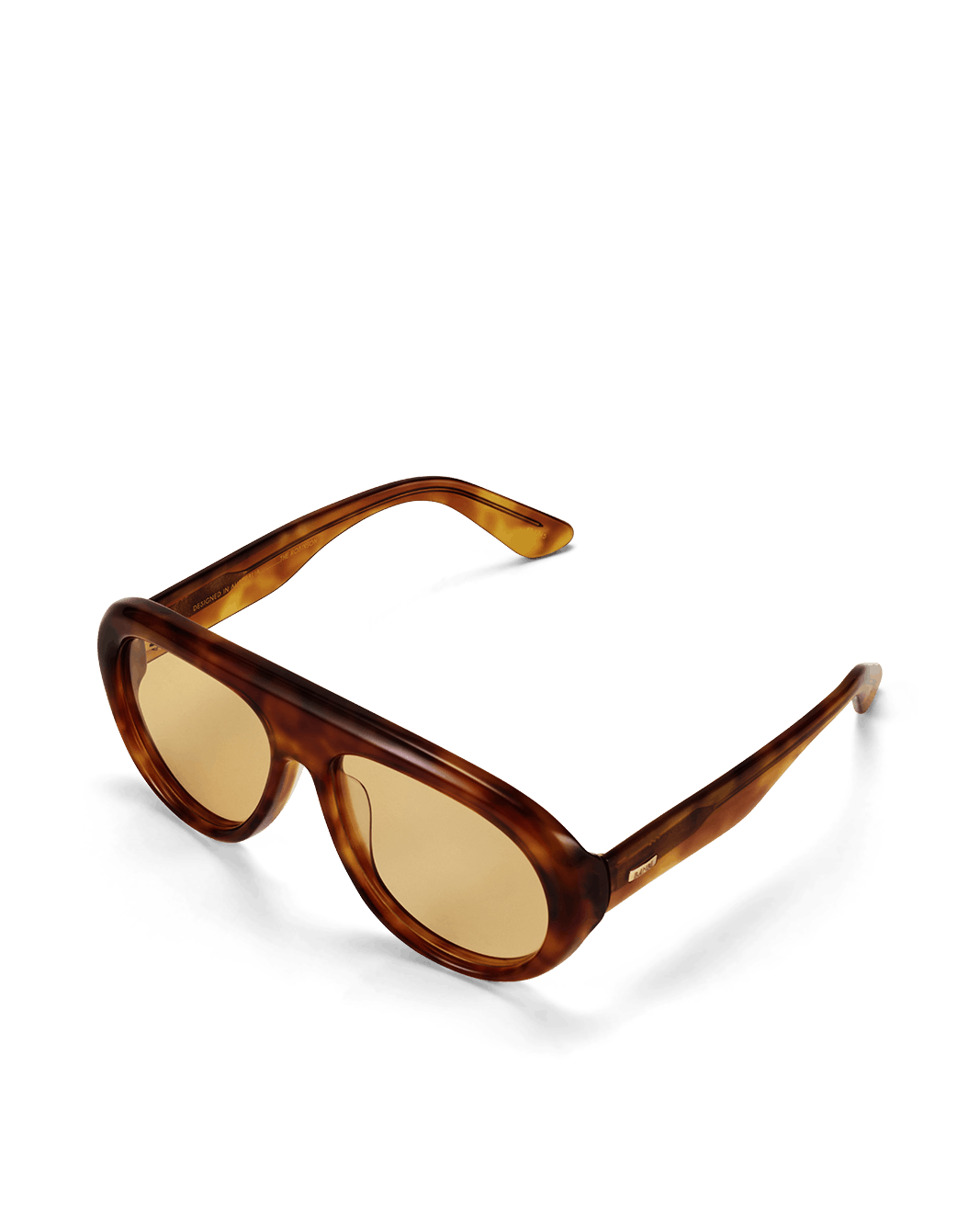 a pair of sunglasses with yellow lenses
