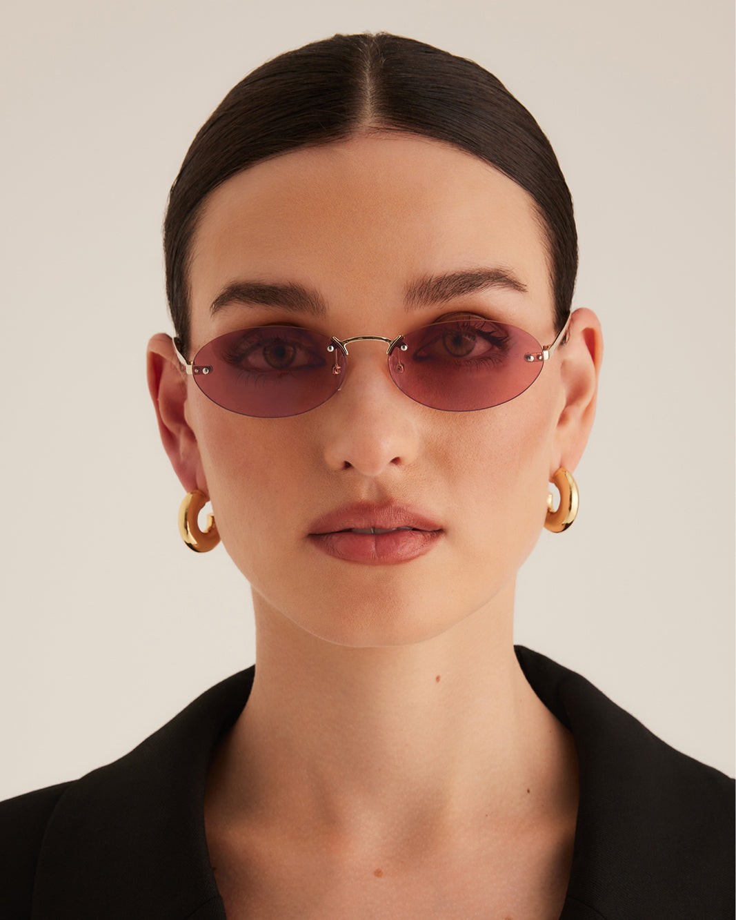 THE SABRINA - GOLD-ROSE-SUNGLASSES-BANBE-BILLINI USA