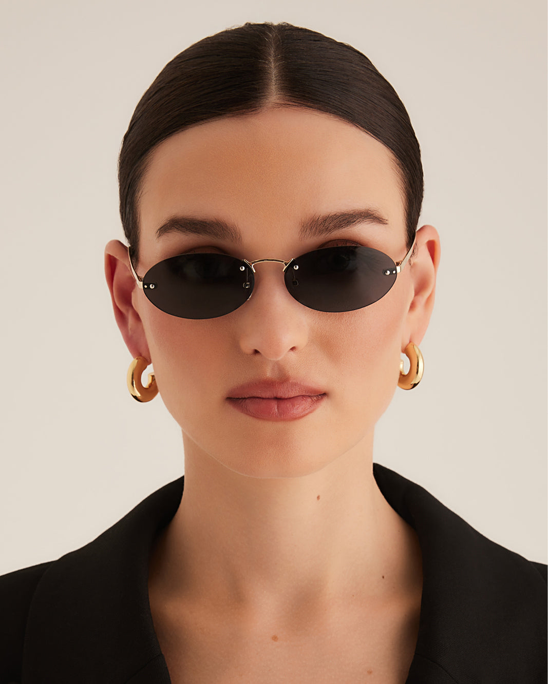 THE SABRINA - GOLD-SMOKE-SUNGLASSES-BANBE-BILLINI USA