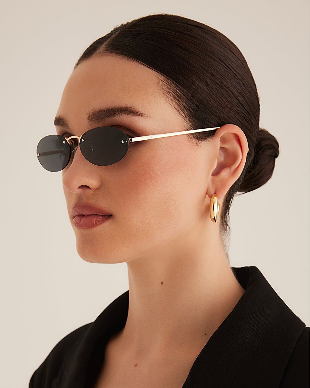 THE SABRINA - GOLD-SMOKE-SUNGLASSES-BANBE-BILLINI USA